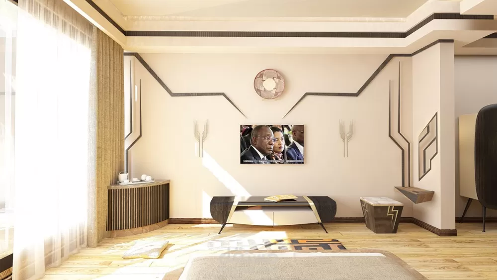 تصميم الغرفة الفندقية - منتجع كاريبو الأولمبي - الغردقة - مصر