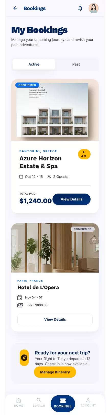 بوكي - تصميم واجهة وتجربة مستخدم لتطبيق حجز فنادق