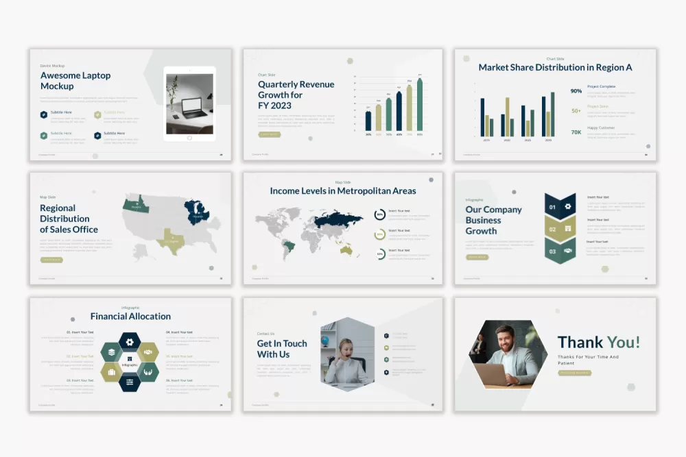 تصميم بورتفوليو وملف تعريفي للشركات (Company Profile Design)