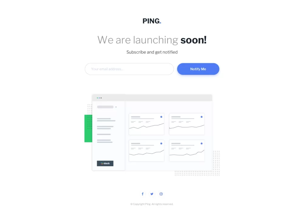 Coming Soon Page