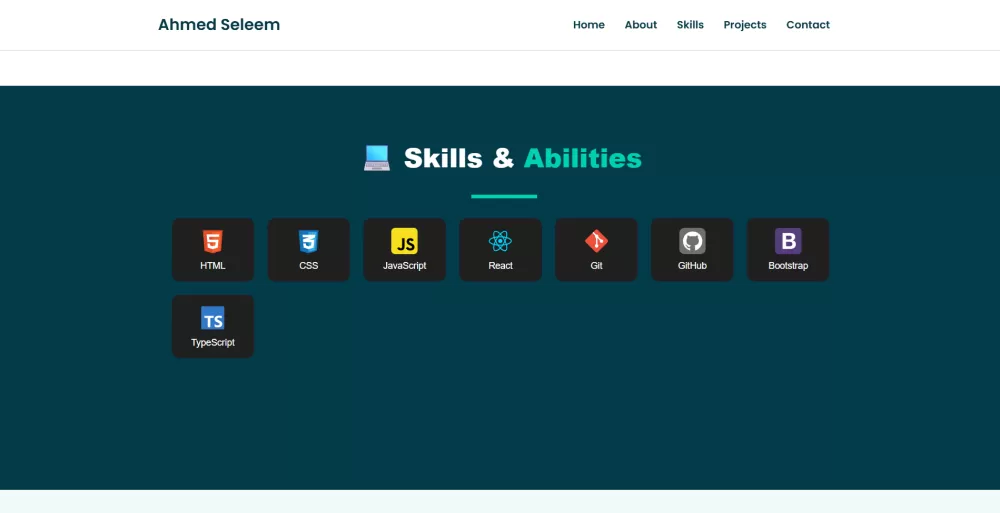 Personal Portfolio Website (HTML, CSS, JS)