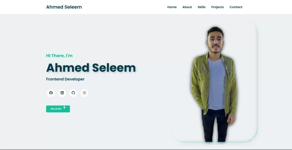 Personal Portfolio Website (HTML, CSS, JS)