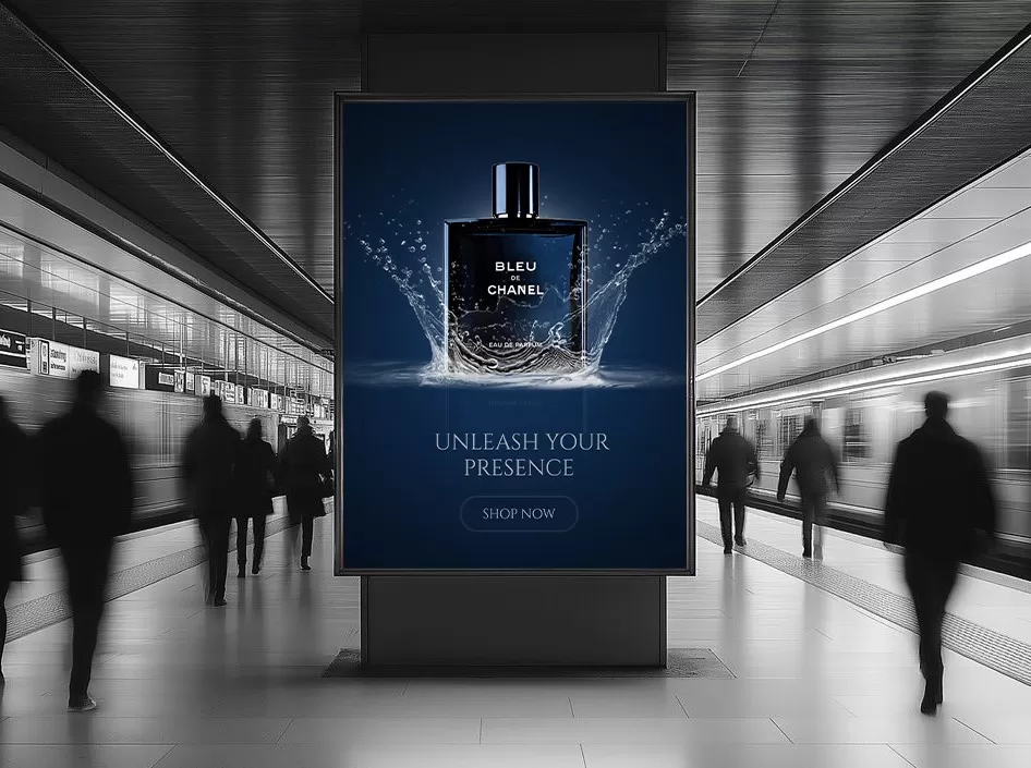 فخامة BLEU DE CHANEL – إعلان عطري